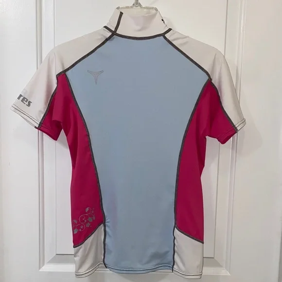 Mares Women's Pink and White Rash Guard - Picture 4 of 7